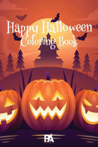 Happy Halloween Coloring Book