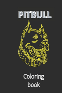 Pitbull Coloring Book