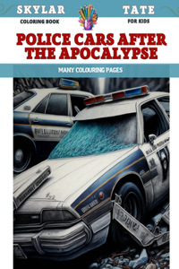 Coloring Book for kids - Police Cars after the Apocalypse - Many colouring pages