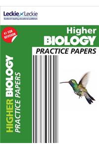 CfE Higher Biology Practice Papers for SQA Exams