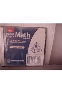 Holt Mathematics: Student Edition CD-ROM Course 2 2004