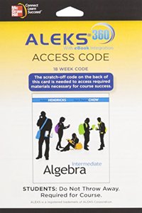 Aleks 360 Access Card (18 Weeks) for Intermediate Algebra