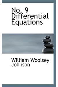 No. 9 Differential Equations