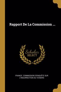 Rapport De La Commission ...