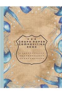 4 x 4 graph paper composition book