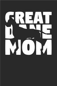 Great Dane Notebook 'Great Dane Mom' - Gift for Dog Lovers - Great Dane Journal