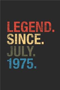 Legend Since July 1975