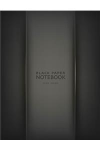 Black Paper Notebook Wide Ruled