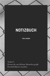 Notizbuch für Lehrer