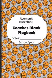 Womens Basketball Coaches Blank Playbook Dates