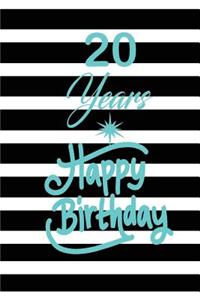 20 years happy birthday