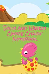 Daily and Weekly Chore Chart Notebook