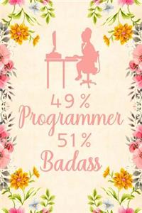 49% Programmer 51% Badass