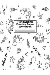 Handwriting Practice Paper Workbook