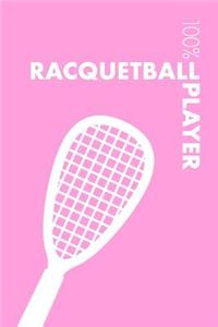 Womens Racquetball Notebook
