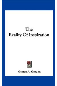 The Reality Of Inspiration