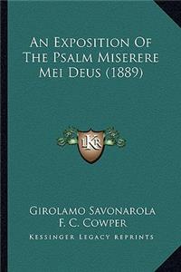 Exposition of the Psalm Miserere Mei Deus (1889)