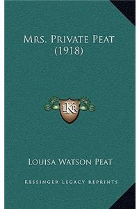 Mrs. Private Peat (1918)