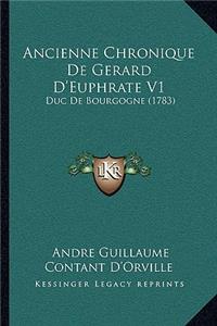 Ancienne Chronique de Gerard D'Euphrate V1