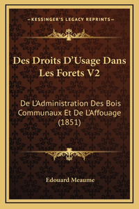 Des Droits D'Usage Dans Les Forets V2