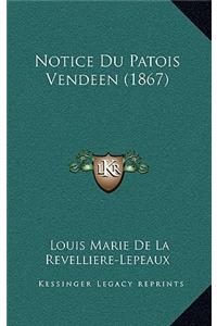 Notice Du Patois Vendeen (1867)