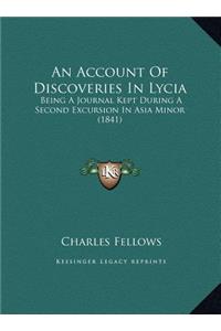An Account Of Discoveries In Lycia