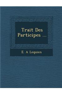 Trait Des Participes ...