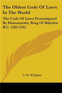 Oldest Code Of Laws In The World