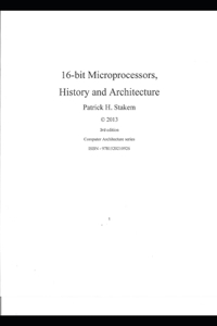 16 bit Microprocessors, History and Architecture