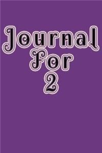 Journal For Two