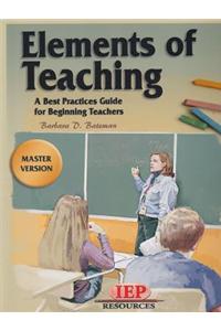 Elements of Teaching -- Master Version