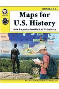 Maps for U.S. History, Grades 5 - 8