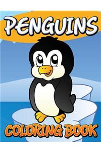 Penguins Coloring Book