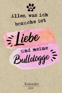 Französische Bulldogge Kalender 2020