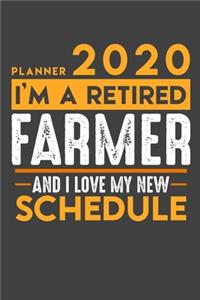 Planner 2020 - 2021 Weekly for retired FARMER