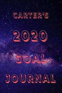 Carter's 2020 Goal Book