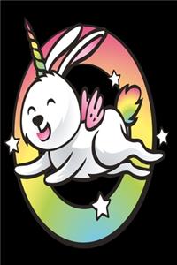 Unicorn rabbit notebook