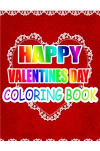 Happy Valentine Day Coloring Book