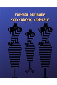 Fashion Designer Sketchbook Template