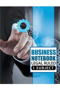 Business Notebook - Legal Ruled 1 Subject
