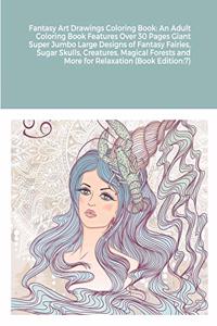 Fantasy Art Drawings Coloring Book