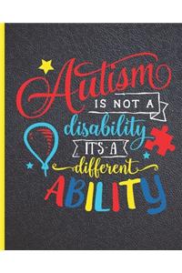 Autism is not a disability it's a different ability