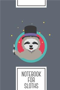 Notebook for sloths
