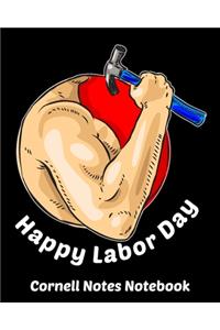 Happy Labor Day Cornell Notes Notebook