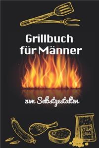 Grillbuch für Männer zum Selbstgestalten