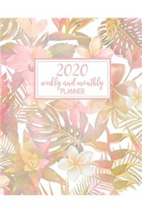 2020 Weekly And Monthly Planner