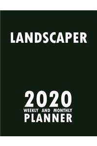 Landscaper 2020 Weekly and Monthly Planner