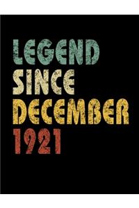 Legend Since December 1921