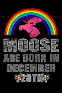 Moose Are Born In December 28th