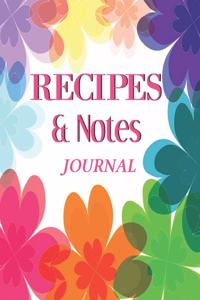 Recipes & Notes journal